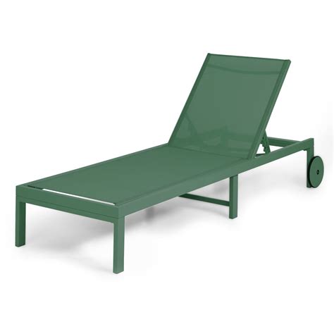 BLUMFELDT Lucca Portable Lounge Chair with Wheels, Pool Lounge Chairs ...