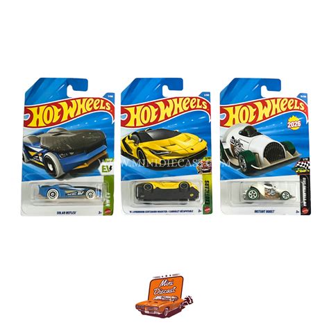 Hot Wheels Mainline (Set of 3) – Solar Reflex / ’16 Lamborghini Centen ...