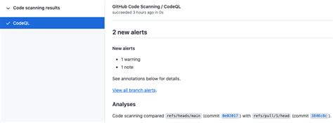 Image result for Code Scanning Alerts Pull Request