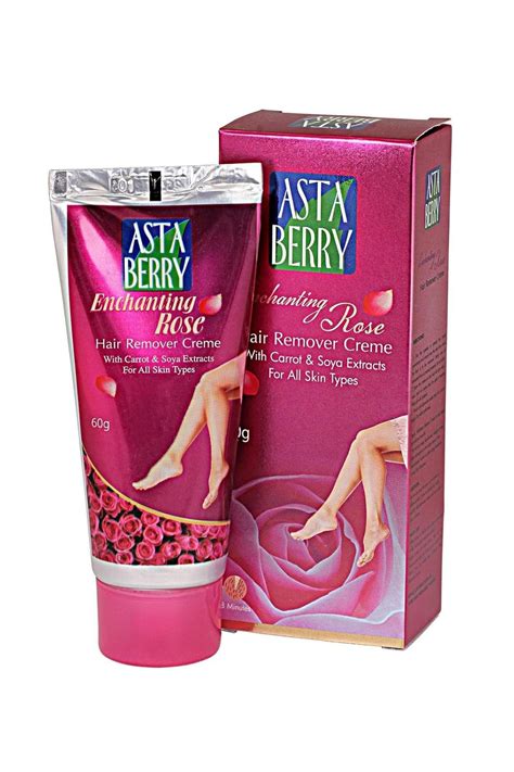 Astaberry Enchanting Rose Hair Remover Cream, 60 g : Amazon.in: Health ...