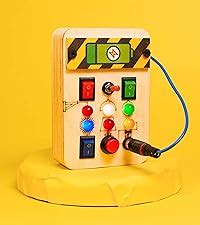 Buy Clapstore Toys Portable Busy Board V4 for 1-6 Year Old Toddlers ...