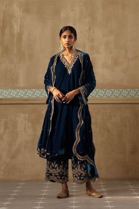 Fiza Gold Zardozi Kurta Set-RTS – Sureena Chowdhri