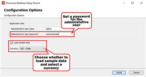 Primavera Database Setup Wizard 的图像结果
