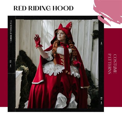 Fantasy Dress Renfaire Self Made Costume Cosplay Costume Red Riding ...