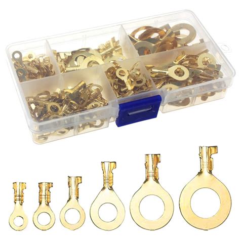 Buy KeeYees 240 Pcs Open Barrel Wire Crimp Copper Terminal Connerctor ...