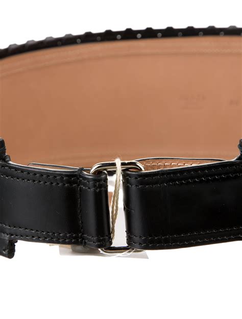 Alaïa Wide Leather Waist Belt - Black Belts, Accessories - AL284666 ...