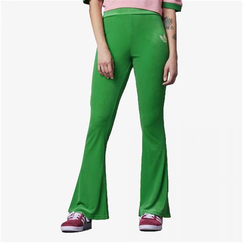 Buy Adidas Green Adicolor Heritage Now Flared Leggings for Women Online ...