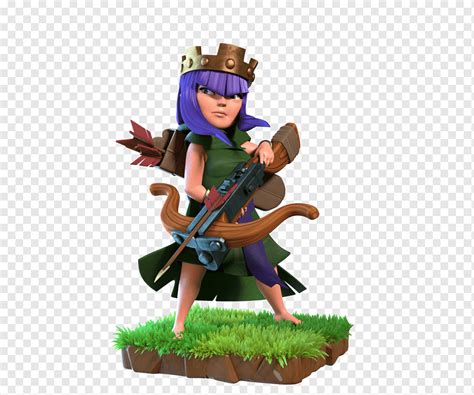 Clash of Clans Clash Royale ARCHER QUEEN YouTube Barbarian, Clash of ...