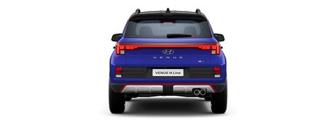 Hyundai Venue N Line N8 MT DT (Thunder blue with Abyss Black) Online ...