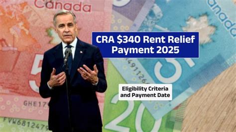 CRA $340 Rent Relief Payment 2025 – Eligibility Criteria and Payment Date