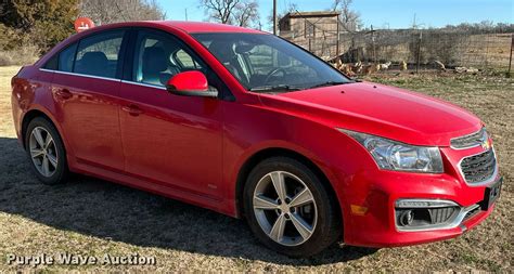 2015 Chevrolet Cruze LT in Sharon, KS | Item NU9454 sold | Purple Wave