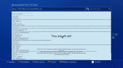 PS4 9.04 Exploit 的图像结果
