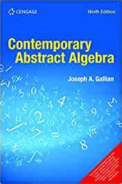 Buy Contemporary Abstract Algebra, 9E Book Online at Low Prices in ...