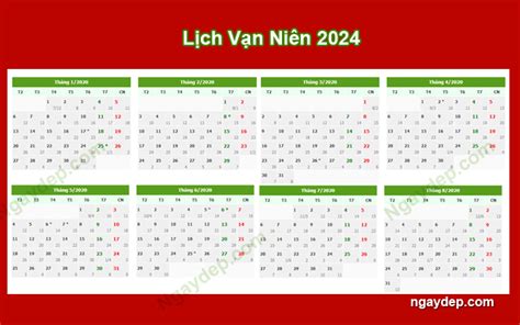 Vietnamese Daily Calendar 2024 New Perfect The Best Review of ...
