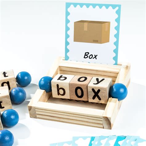 Wooden Spelling Blocks | Word Reading Blocks Game | Wooden Word Readin ...