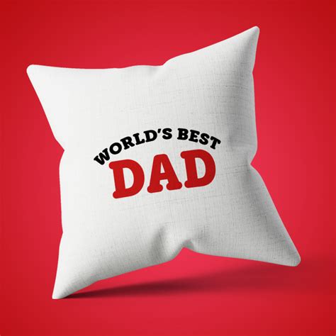 Send World Best Dad Cushion Mug Set Online in India at Indiagift.in