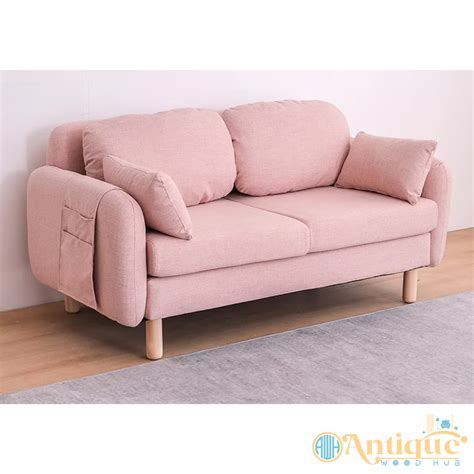 Elegant Dual Shade Premium Textured Velvet Sofa Loveseat – Modern 2-Se