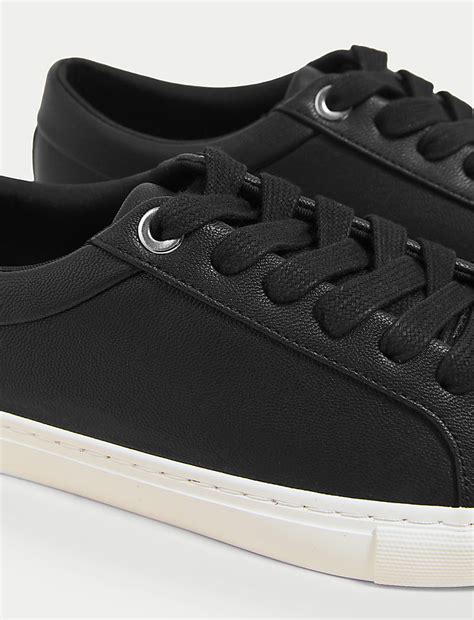 Buy Lace Up Eyelet Detail Trainers at Marks & Spencer