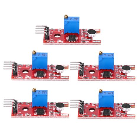 Sound Sensor Module, 5Pcs Sound Sensor Module Ultra Small Professional ...