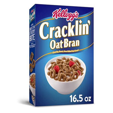 Pack of 2 Kellogg's Cracklin' Oat Bran Original Cold Breakfast Cereal ...