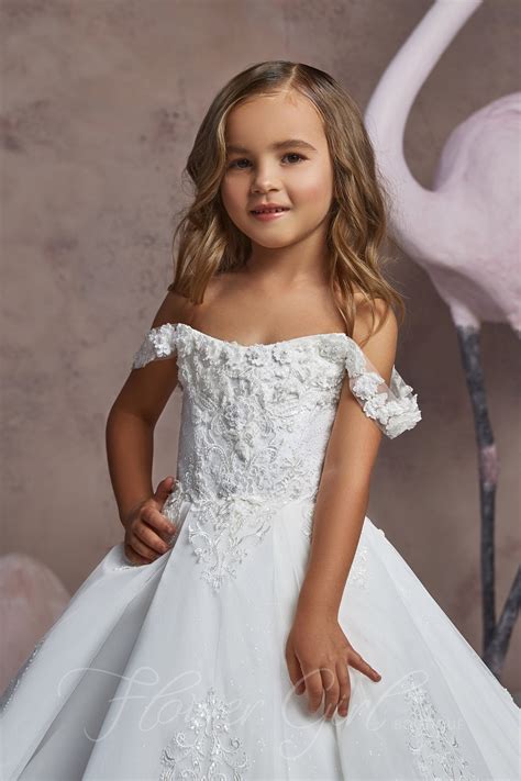 White Flower Girl Dress Lace Flower Girl Dress Girls Easter - Etsy