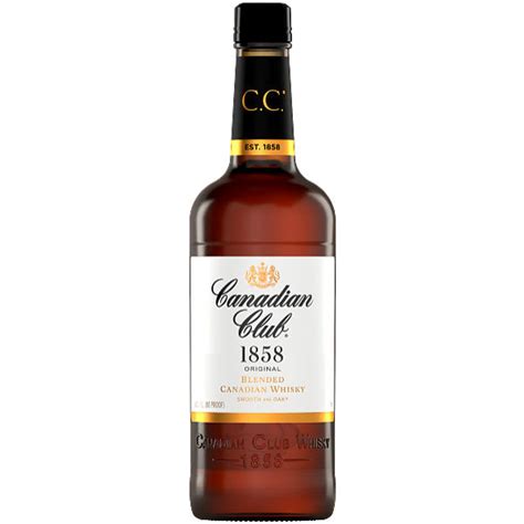 Canadian Club 1858 Original Blended Canadian Whisky 750ml ...