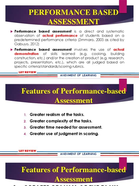 Image result for Performance-Based Assessment Examples College