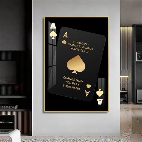 If You Can't Change The Cards Premium Acrylic Vertical Wall Art - The ...