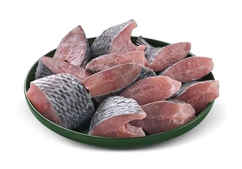 FreshToHome Tilapia/Jalebi Fish Large Curry Cut, 480 to 500 g Pack ...
