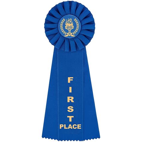 Rosette ribbons first place – Artofit