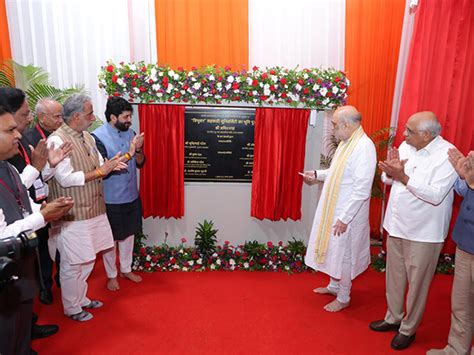Union Home Minister Amit Shah and Gujarat CM lay foundation stone for ...