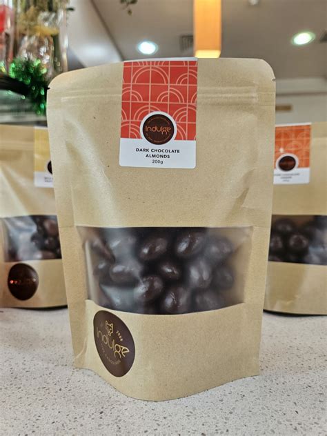 Dark Chocolate Almonds – Indulge Fine Chocolates