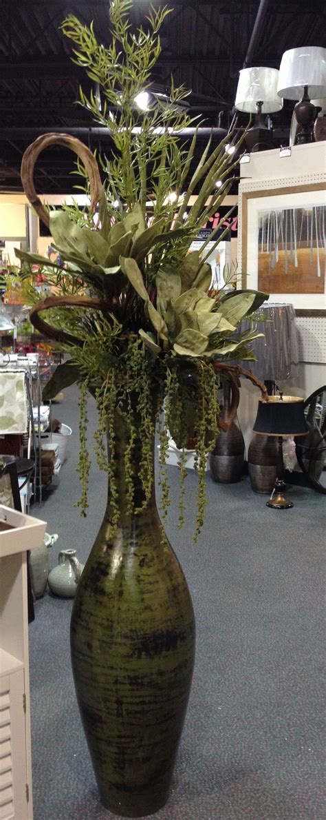 Elegant Tall Floor Vase Flower Arrangements - hadir