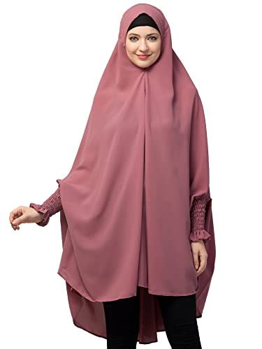 Buy NAZNEEN stretchable smoking at wrist knee length Jilbab cum prayer ...