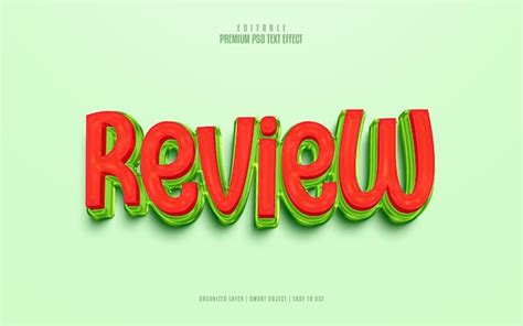 Image result for Review Text Effect