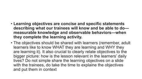 Image result for Learning Objectives Slide