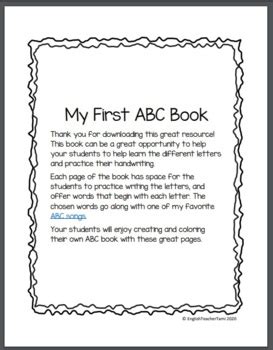 My First ABC Book Writing 的图像结果