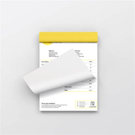 Image result for Custom Invoice Book