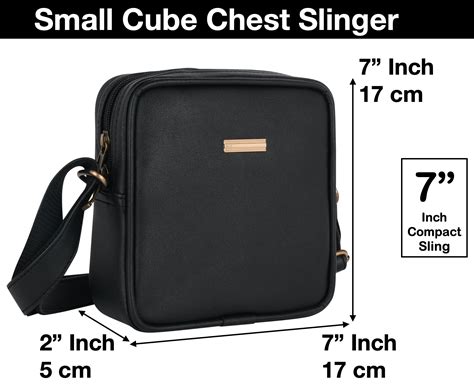 Classic Black Square Mobile Sling for men and women side Crossbody bag ...