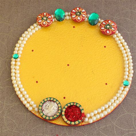 Send Rakhi Puja Thali Combo Online