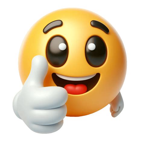 Thumbs Up Emoji PNGs for Free Download