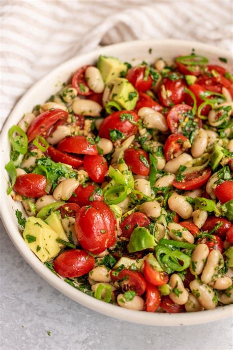 Cannellini Bean Salad with Maple Lime Dressing - Plant Based RD