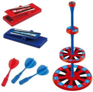 Toy Jumble Dart Board Game 4 Level Target Unique Magnetic Ejection Dart ...