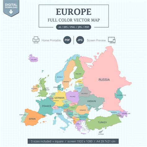 Digital Map of Europe 的图像结果