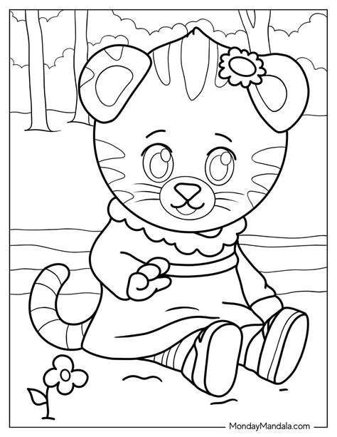 20 Daniel Tiger Coloring Pages (Free PDF Printables)