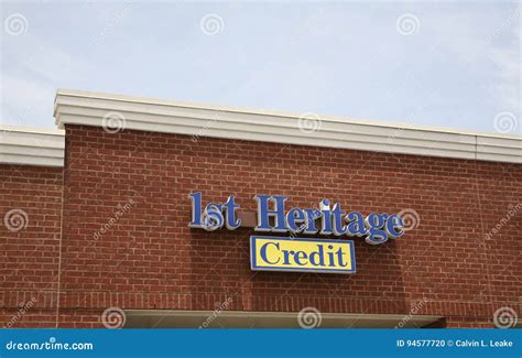First Heritage Credit editorial image. Image of banking - 94577720