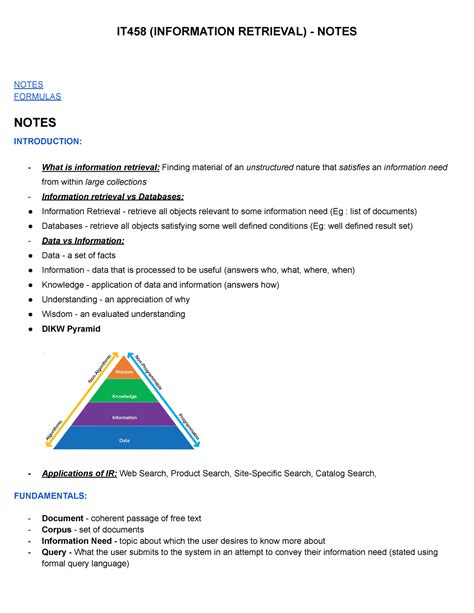 Information retrieval - Intuitive Search Interfaces : possible solution ...