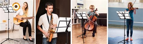 Souvenir Music Stand, Folding Height & Angle Adjustable Metal ...