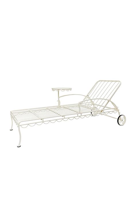 business & pleasure co. Al Fresco Sun Lounger in Antique White | FWRD