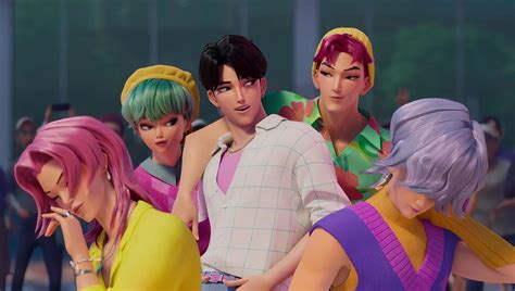 HD Wallpaper: KPop Demon Hunters Saja Boys Movie Scene